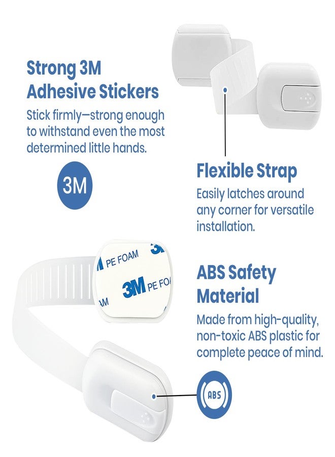 ZypplyPro Baby Proofing Toilet Seat Locks (2-Pack) – Ideal Baby Proof Toilet Lid Locks - Easy Installation Toilet Locks Set - No Tools Required - Image 3
